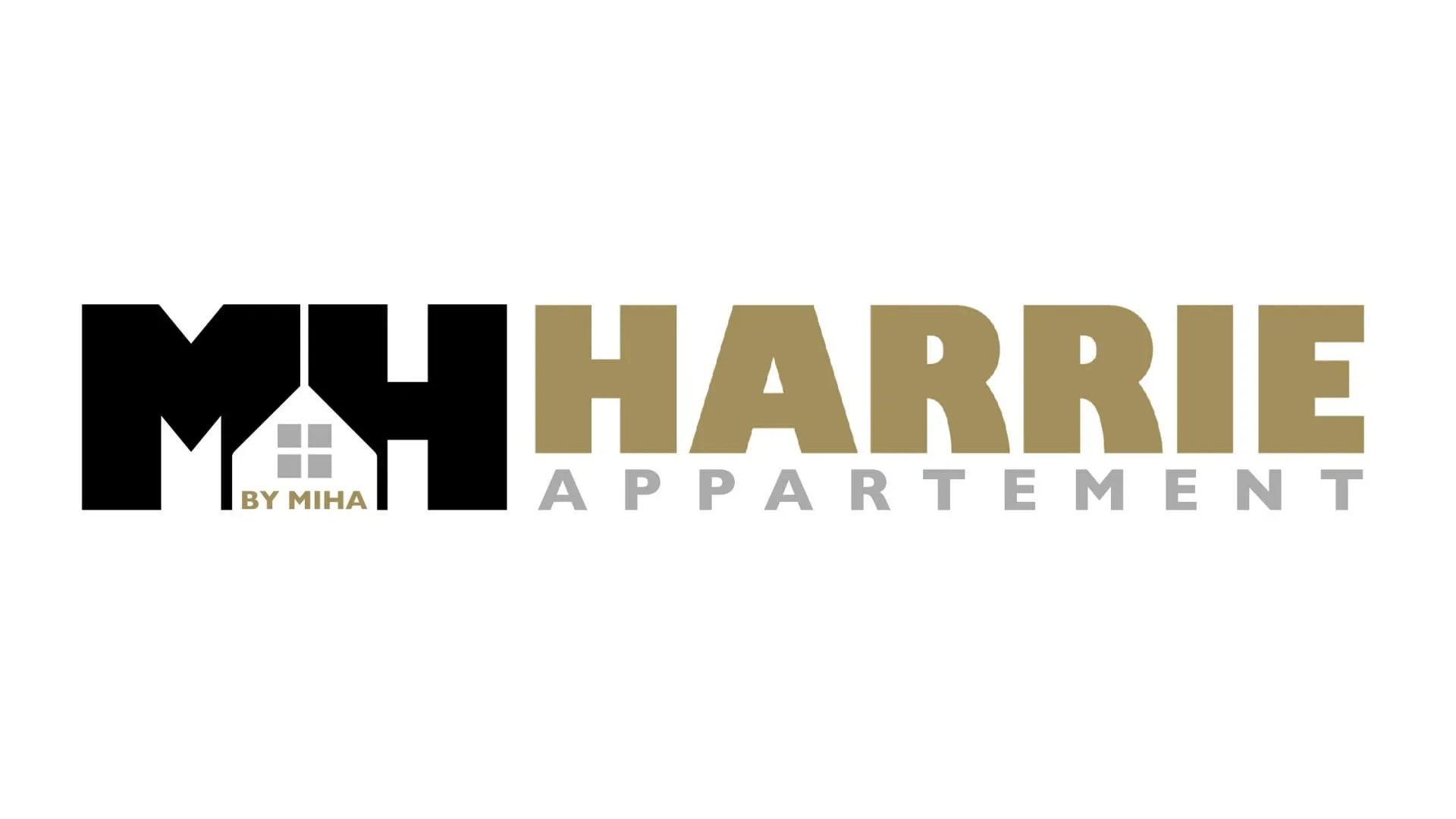 Logo von Harrie Appartement mit stilisiertem Haus